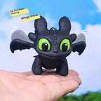 Night Fury Dragon Keychain with Sound and Light